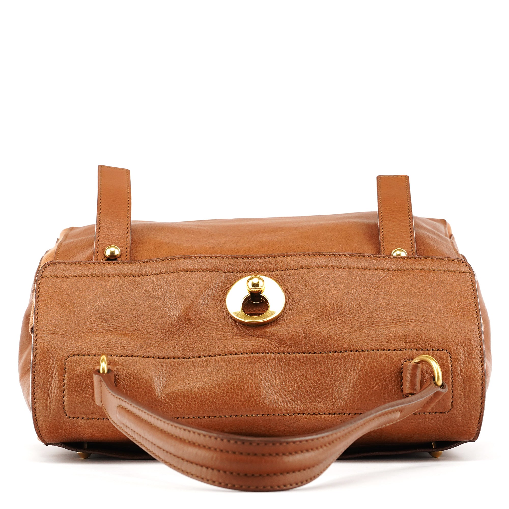Light Brown Leather Muse Two Bag