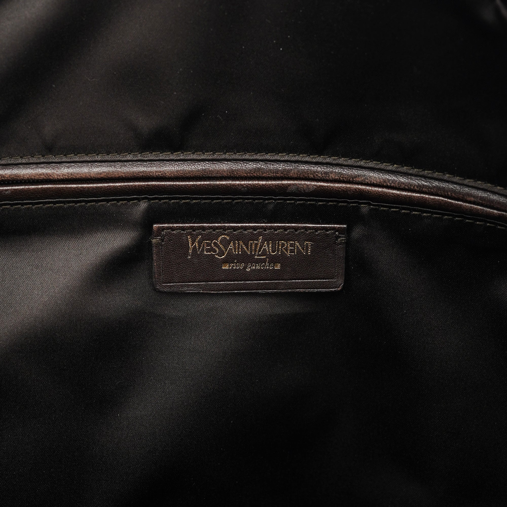 Light Brown Patent Leather Muse Tote Bag