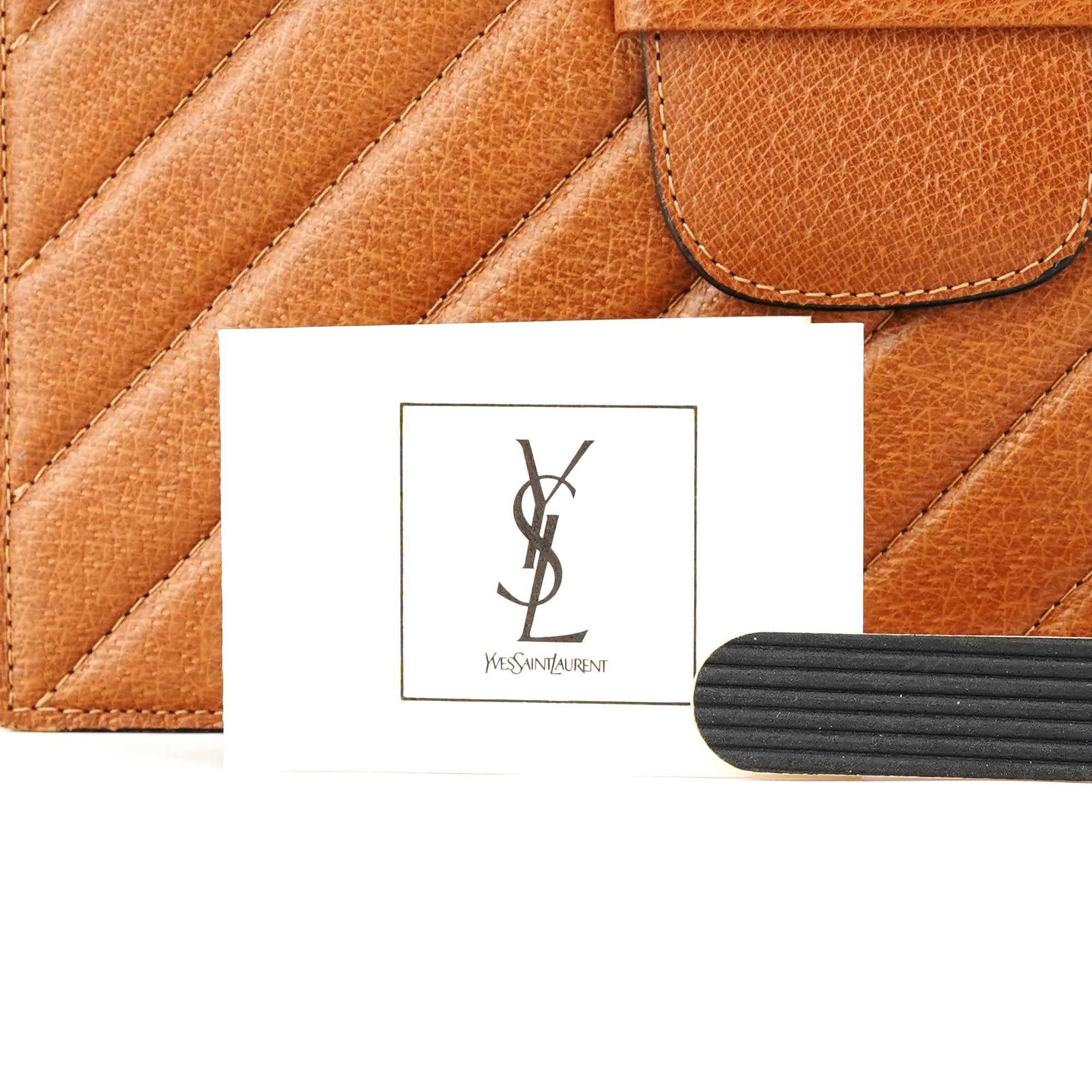 Light Brown Quilted Leather Shoulder Bag