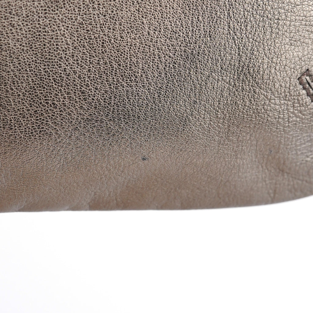 Metallic Leather Metropolis Shoulder Bag