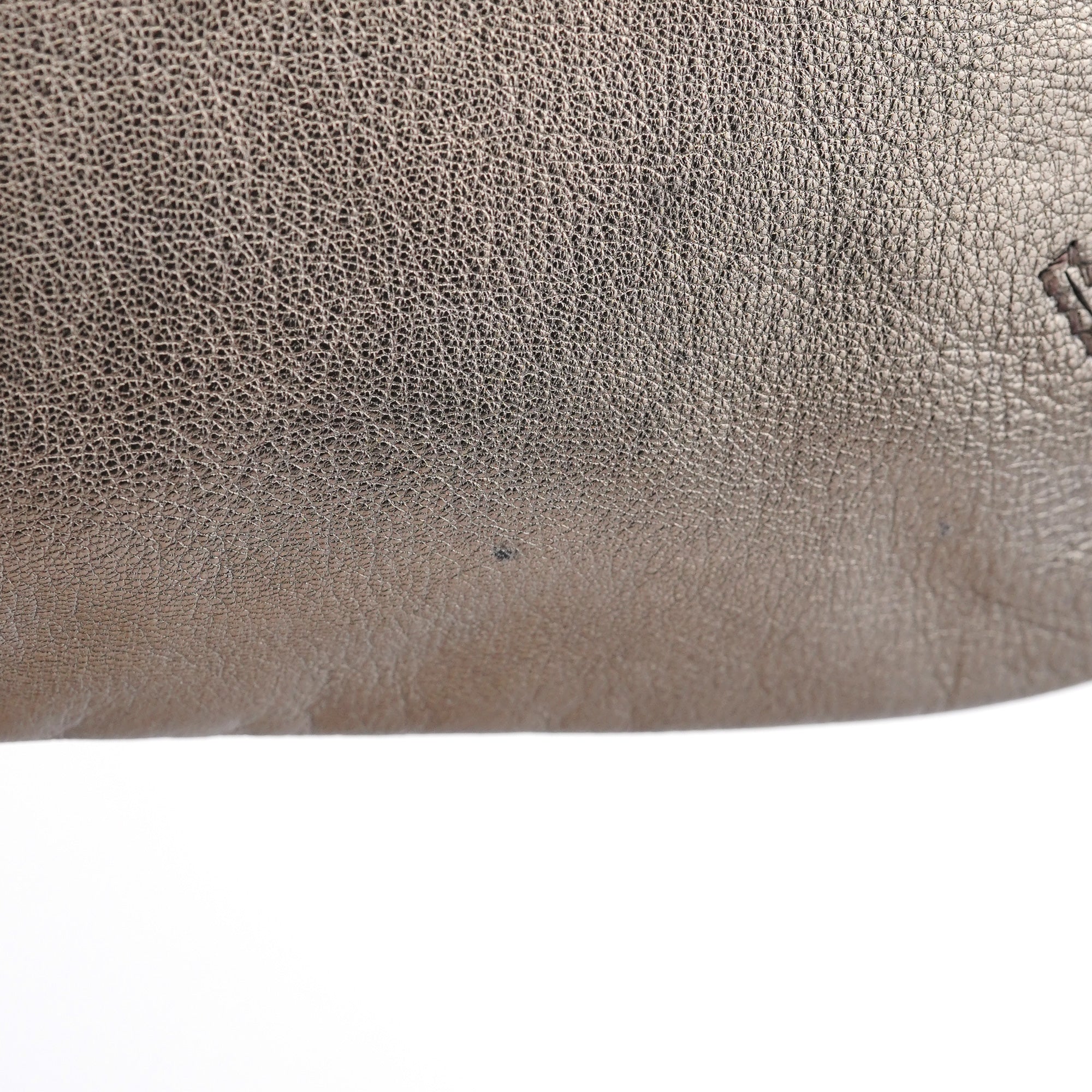 Metallic Leather Metropolis Shoulder Bag