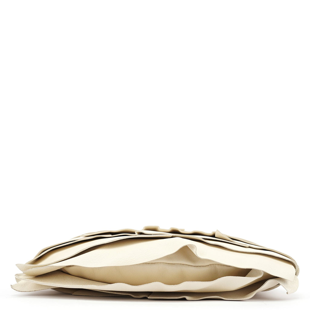 Off White Leather Saint Tropez Shoulder Bag