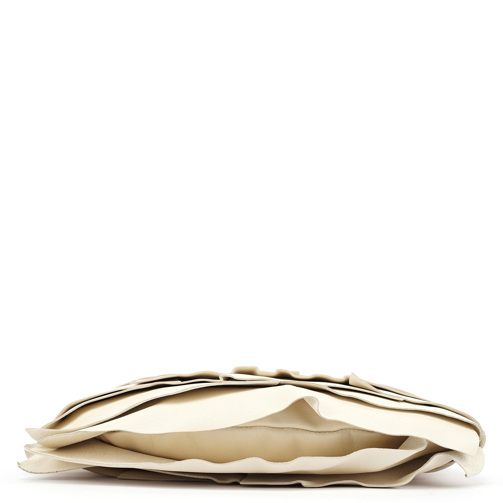 Off White Leather Saint Tropez Shoulder Bag