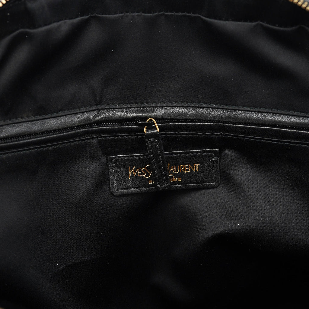 Olive Green Patent Leather Muse Tote Bag