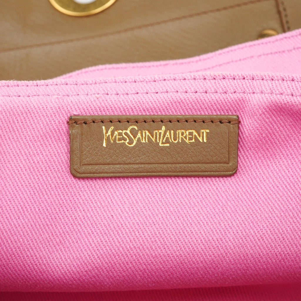 Olive Pink Leather Muse Two 2-Way Bag