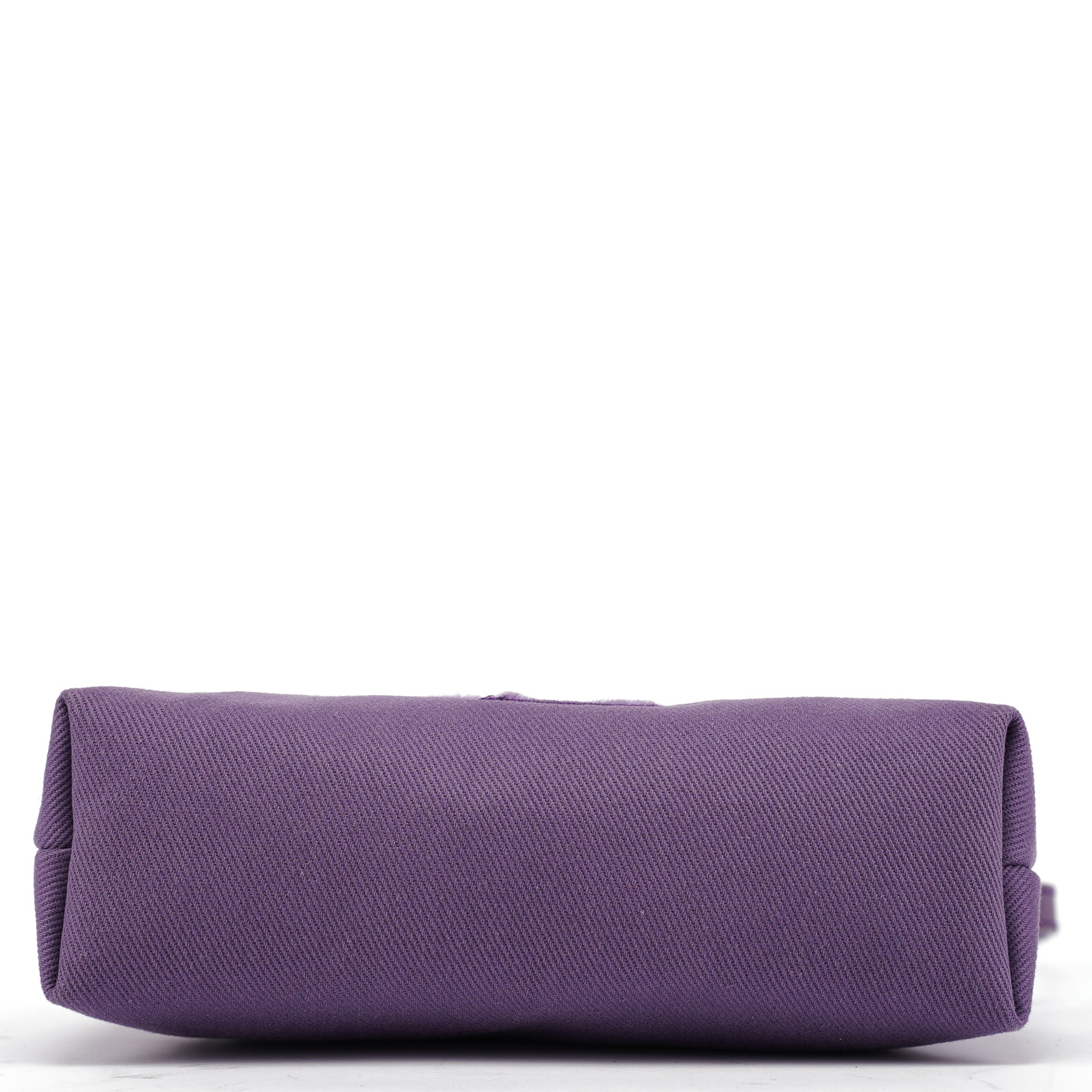 Purple Canvas YSL Shoulder Bag