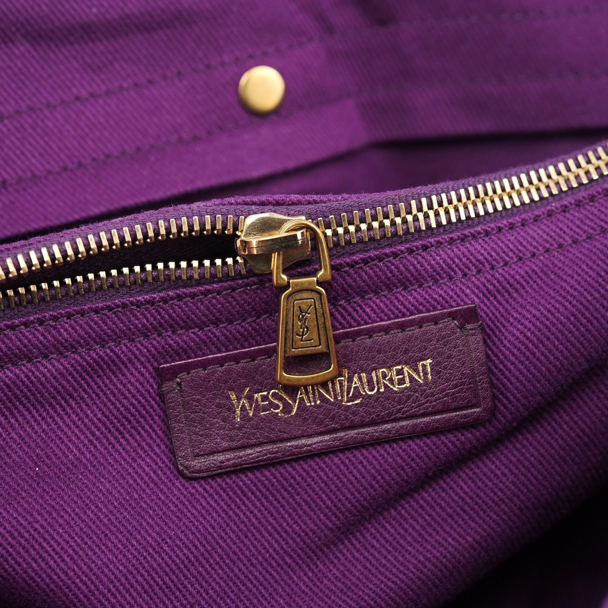 Purple Leather Muse Two Top Handle Bag