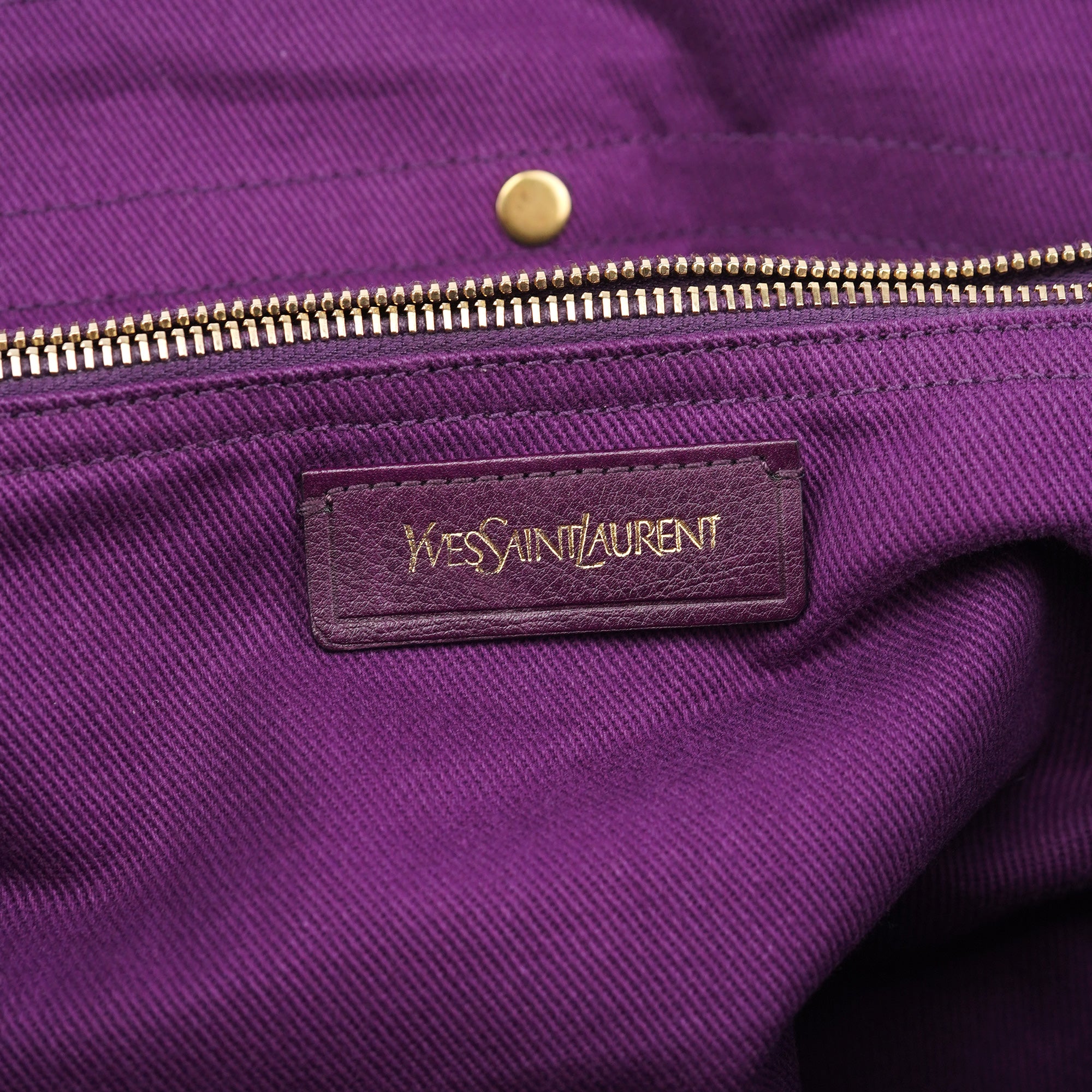 Purple Leather Muse Two Top Handle Bag