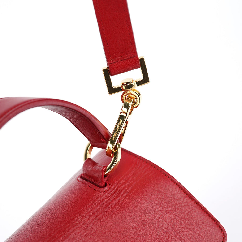 Red Leather Muse Two 2-Way Bag