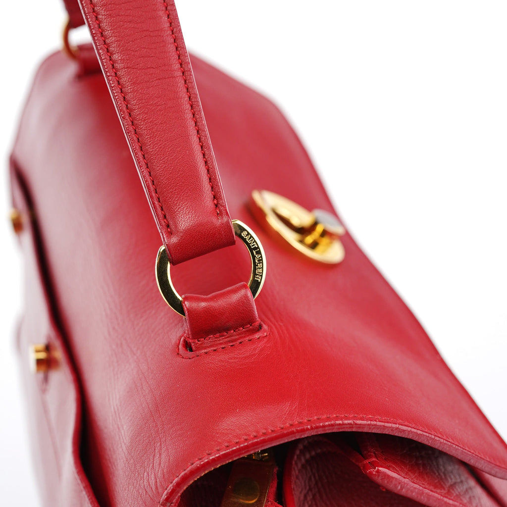 Red Leather Muse Two 2-Way Bag