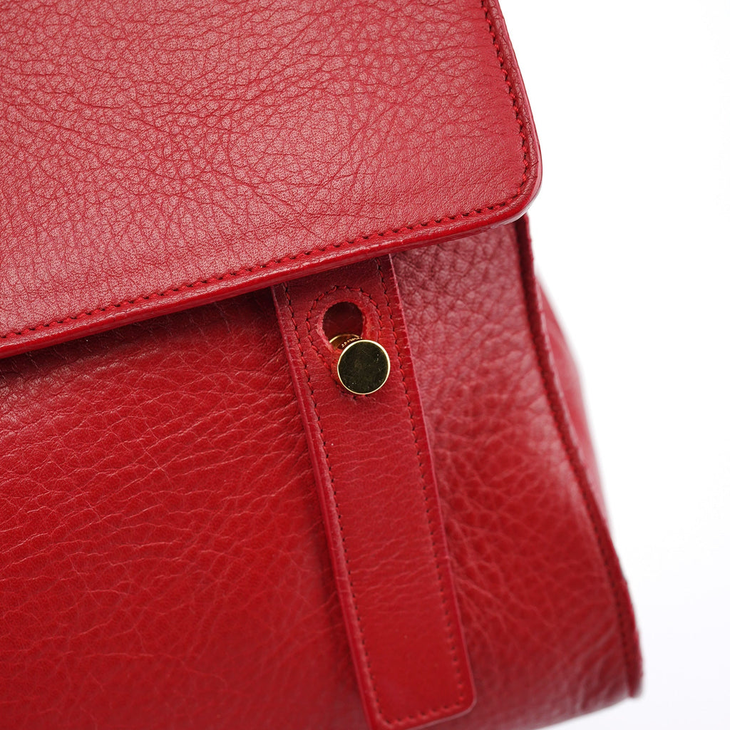 Red Leather Muse Two 2-Way Bag