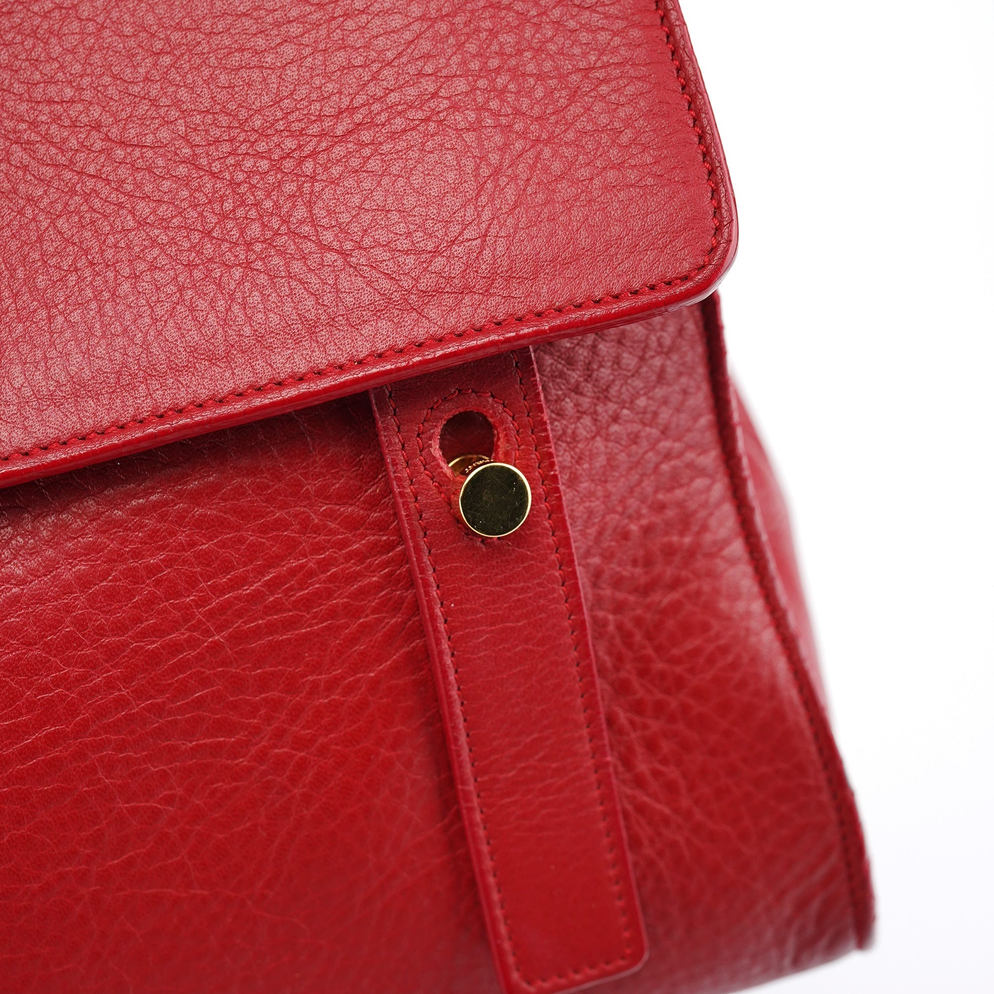 Red Leather Muse Two 2-Way Bag