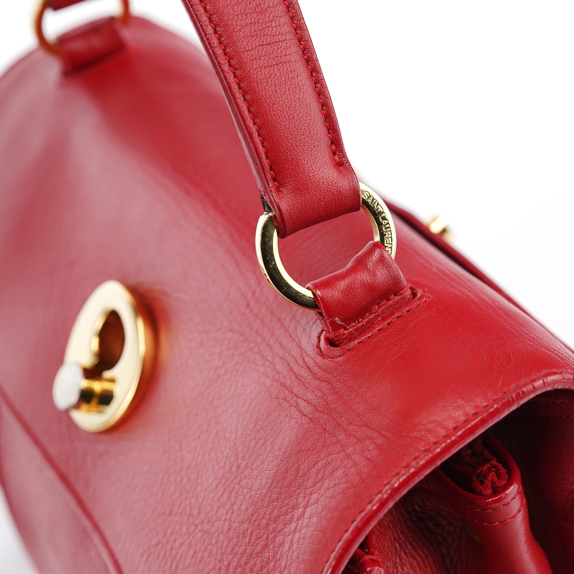 Red Leather Muse Two 2-Way Bag