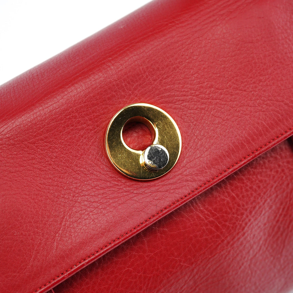 Red Leather Muse Two 2-Way Bag