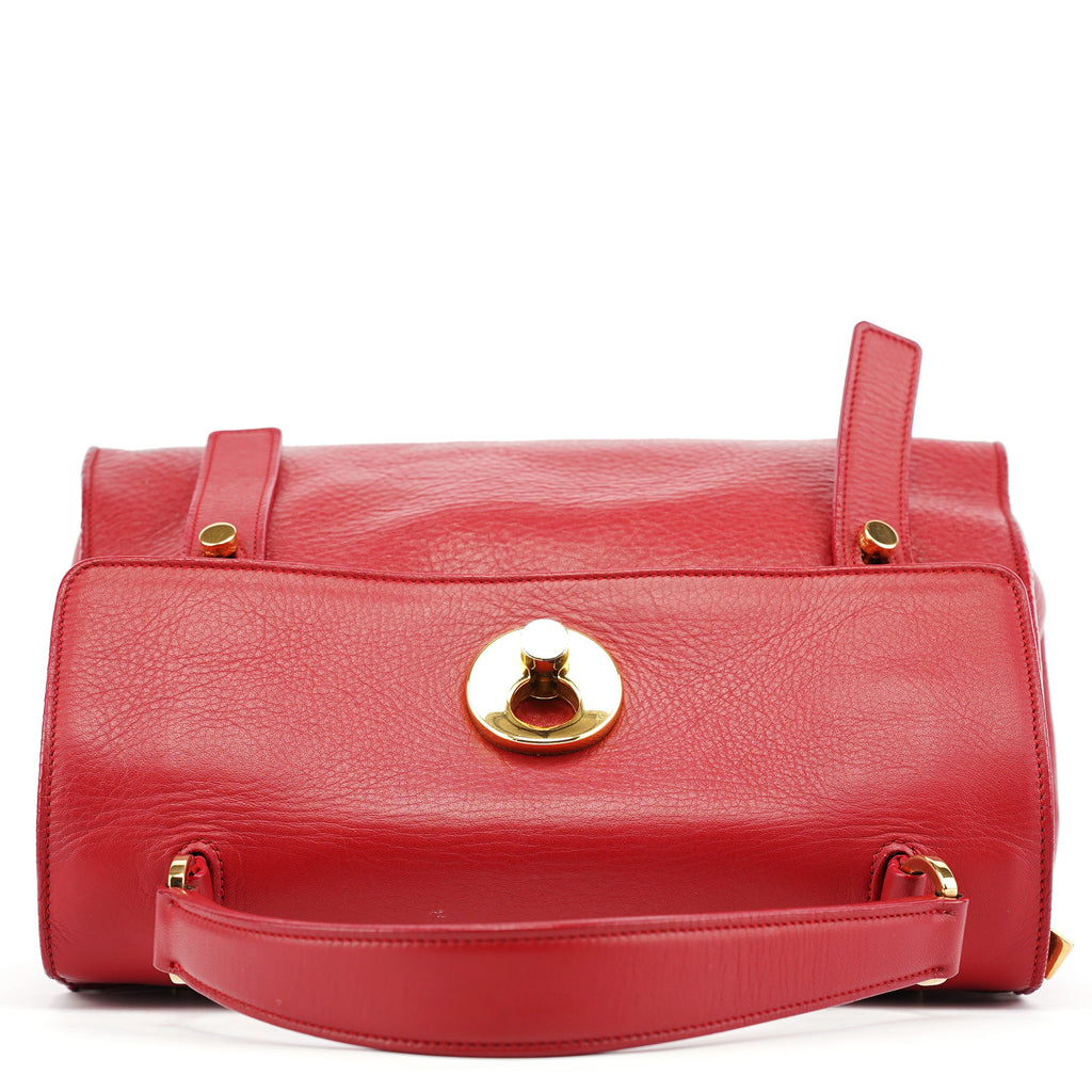 Red Leather Muse Two 2-Way Bag