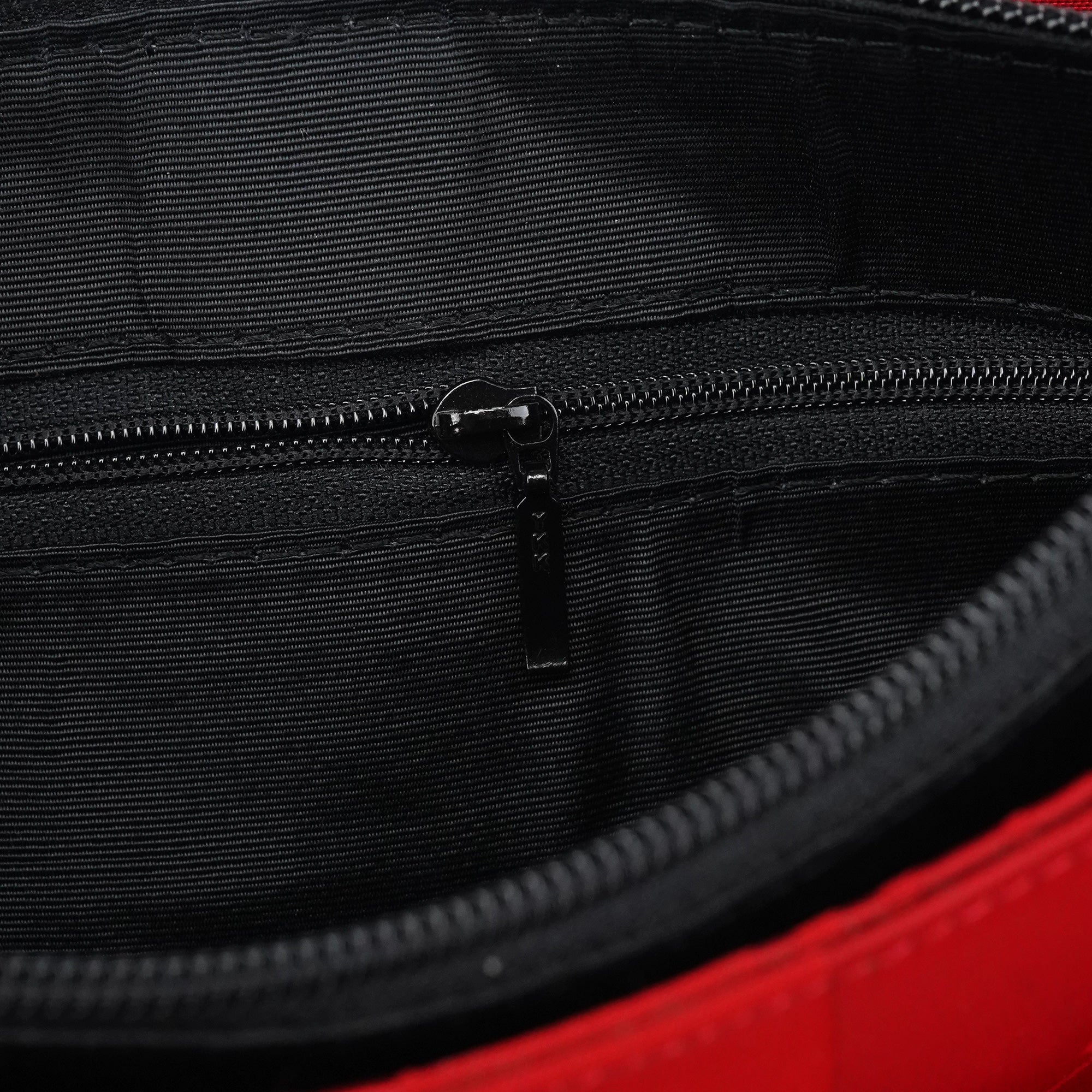 Red Satin YSL Tote Bag