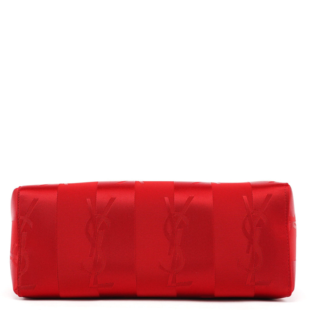 Red Satin YSL Tote Bag