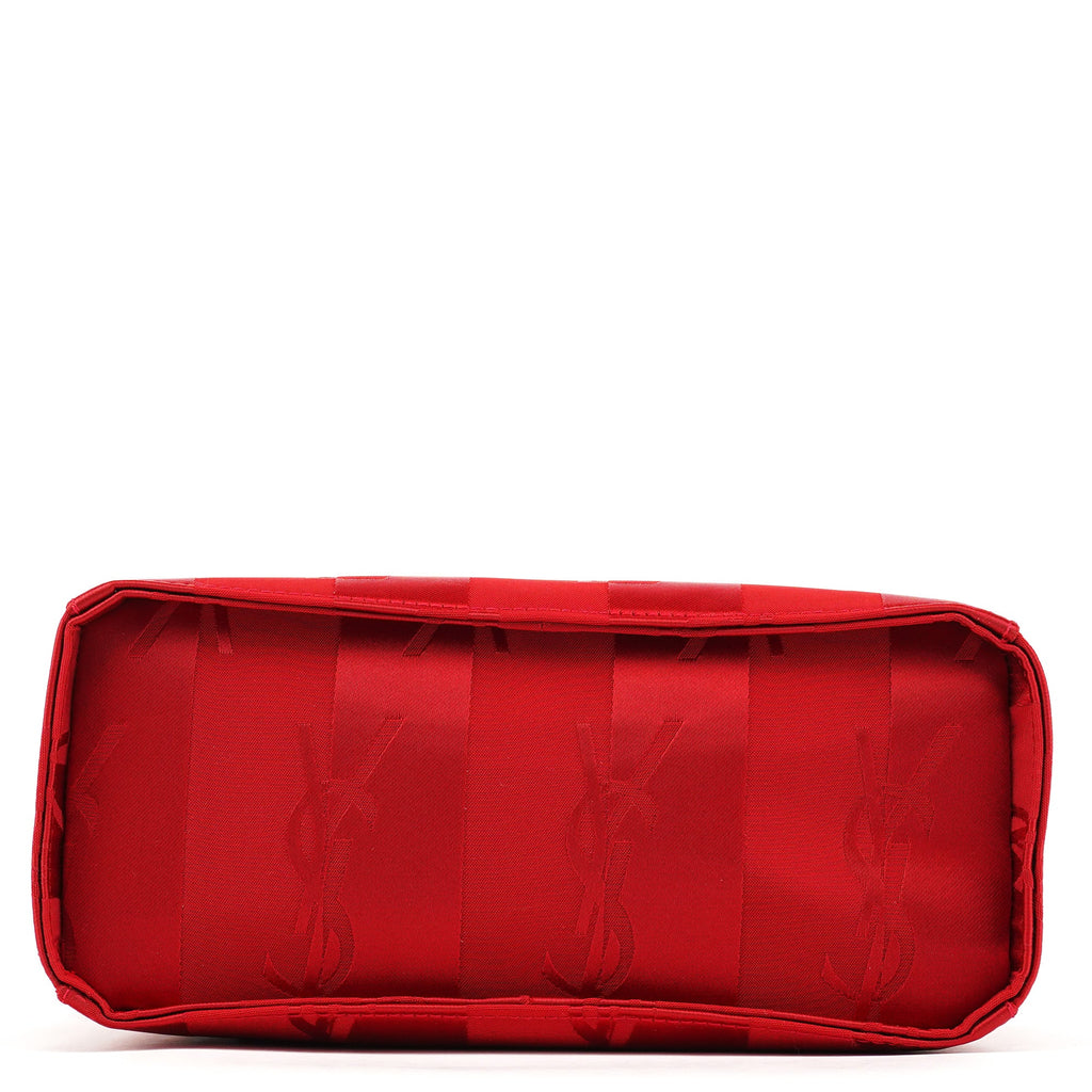 Red Satin YSL Tote Bag