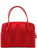 Red Satin YSL Tote Bag