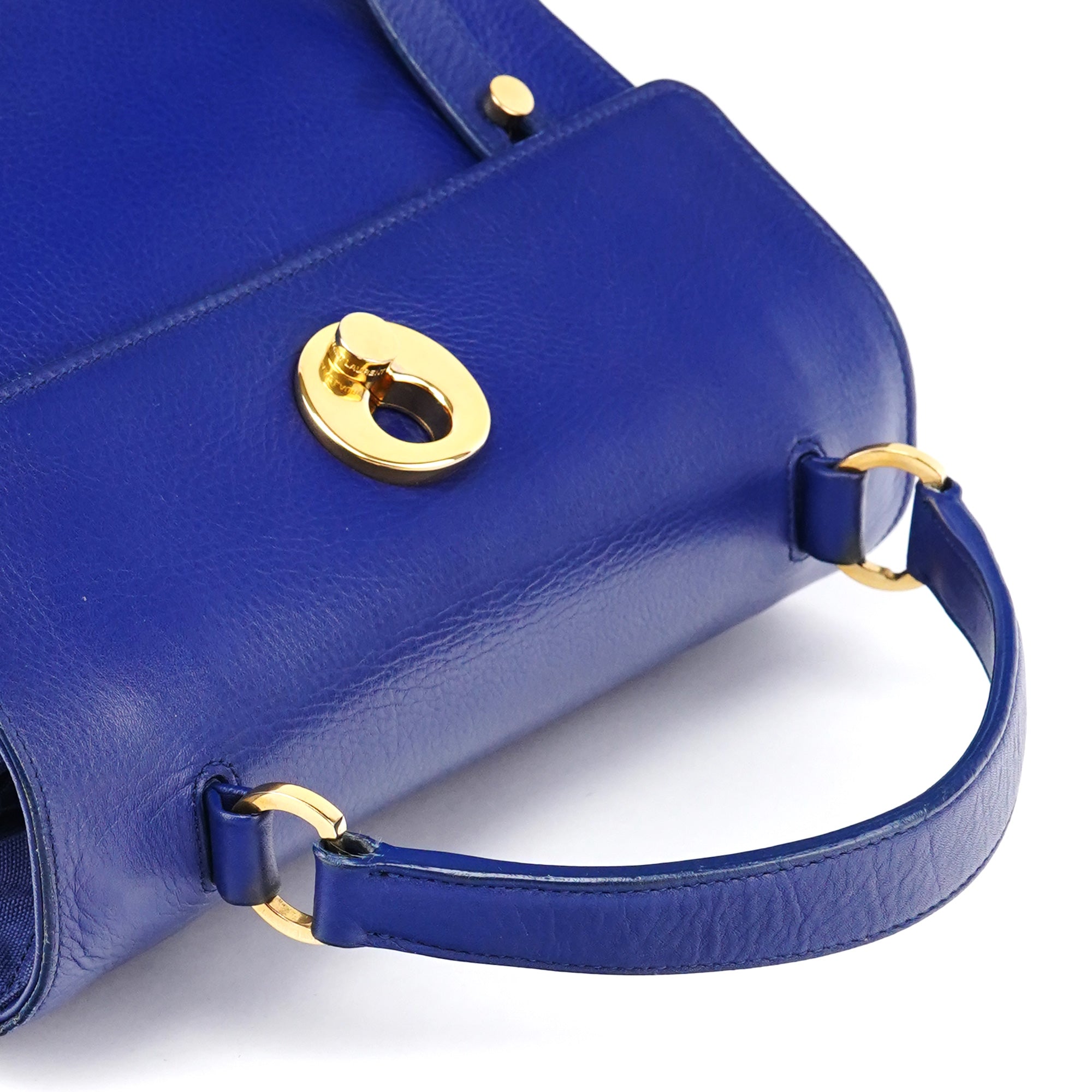 Royal Blue Leather Muse Two 2-Way Bag