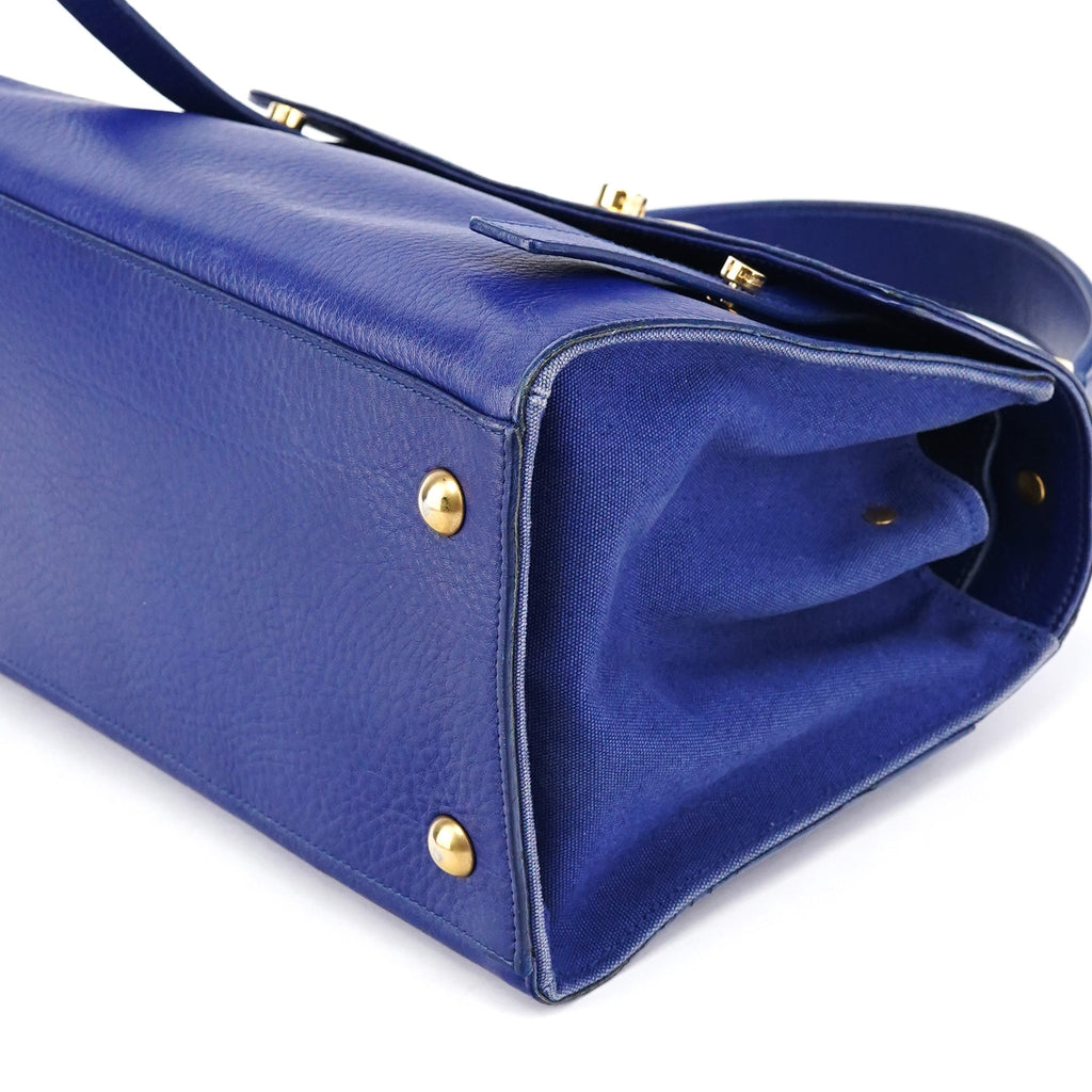 Royal Blue Leather Muse Two 2-Way Bag
