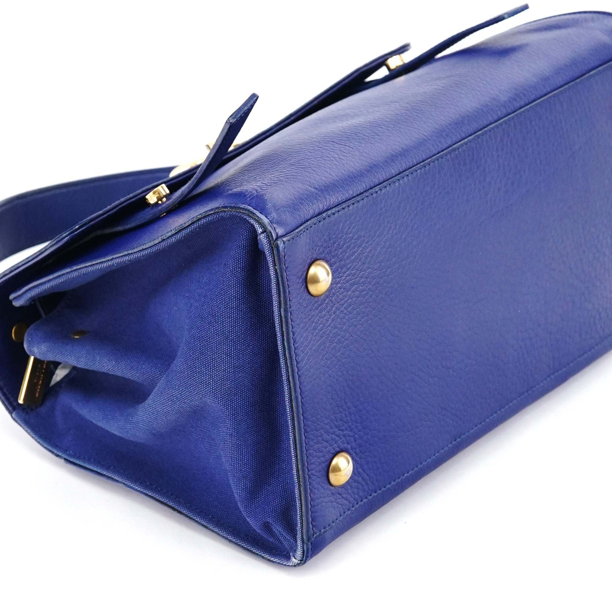 Royal Blue Leather Muse Two 2-Way Bag