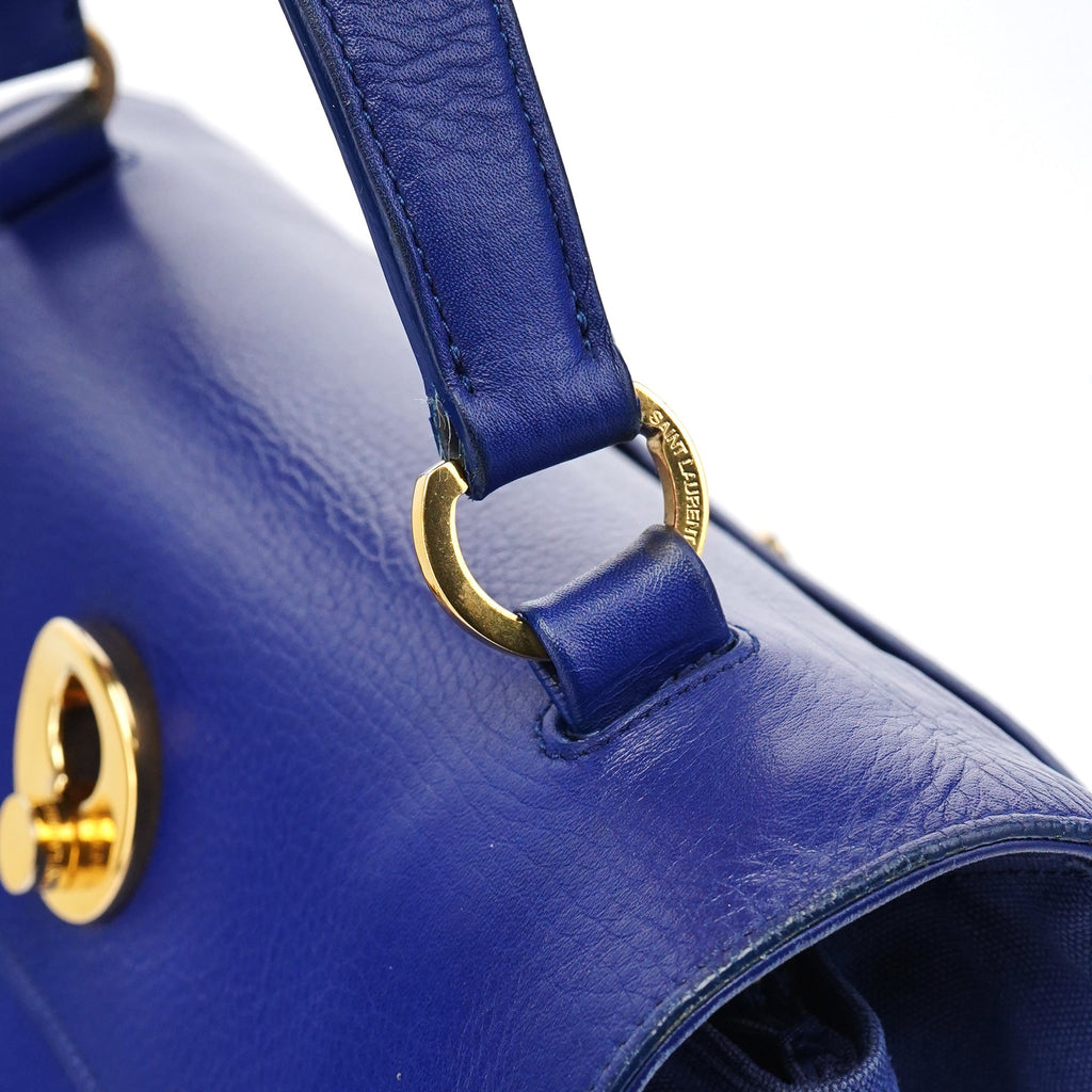 Royal Blue Leather Muse Two 2-Way Bag