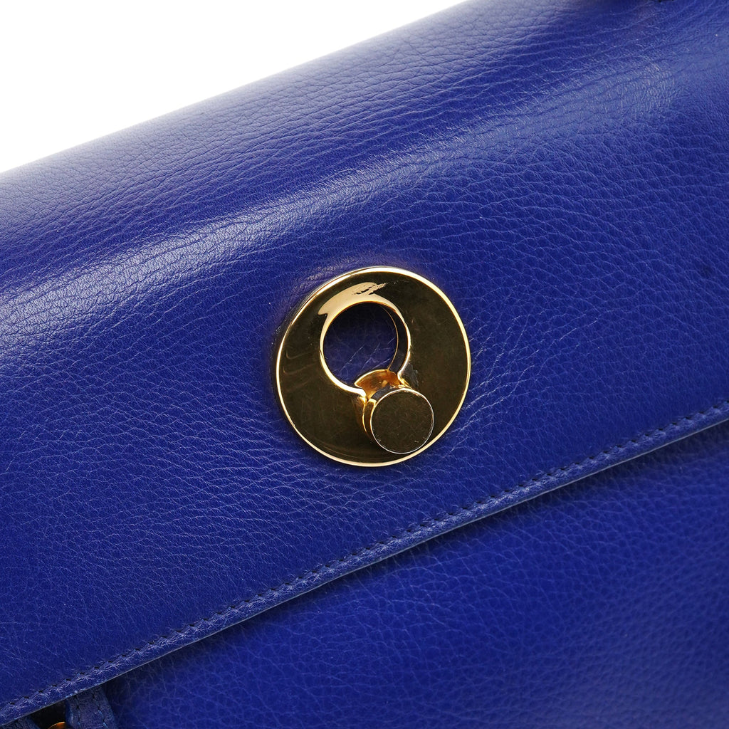 Royal Blue Leather Muse Two 2-Way Bag