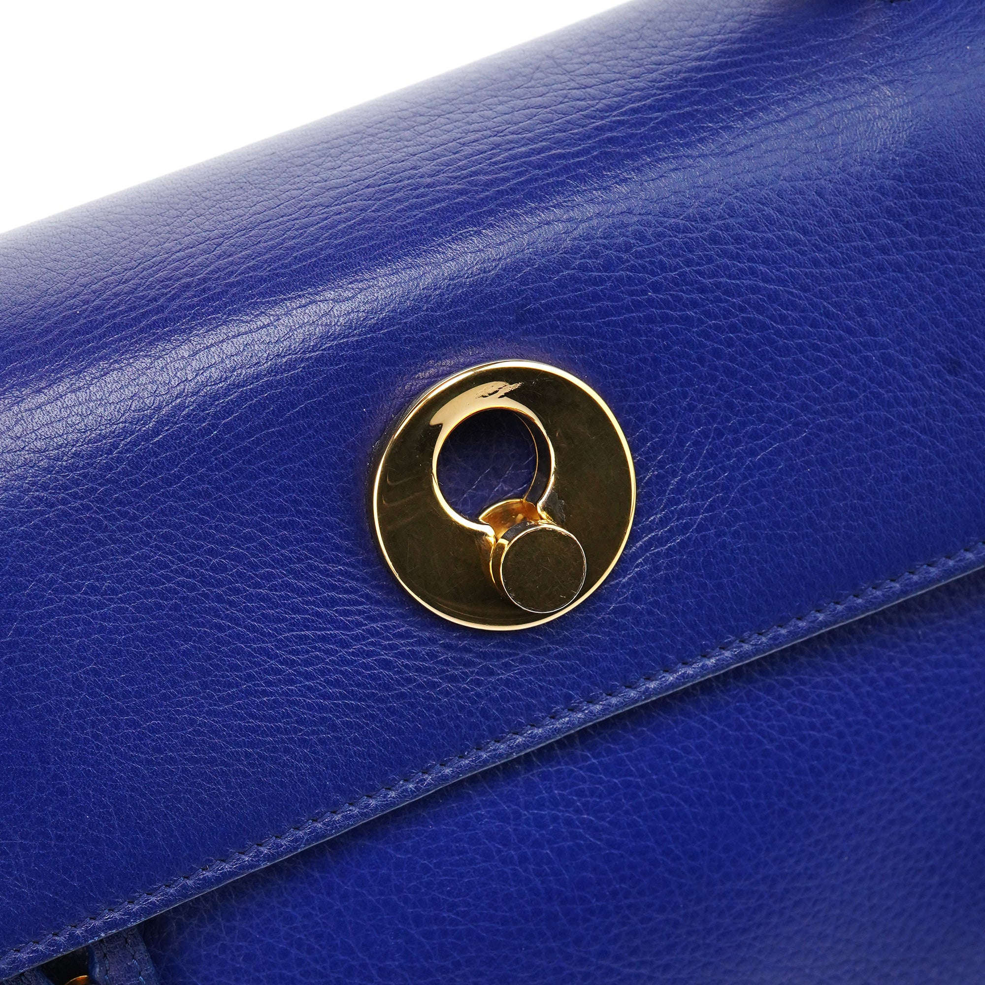 Royal Blue Leather Muse Two 2-Way Bag