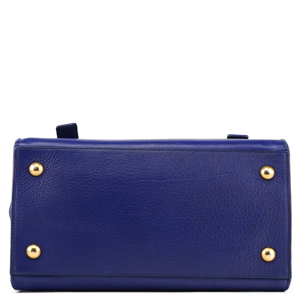 Royal Blue Leather Muse Two 2-Way Bag