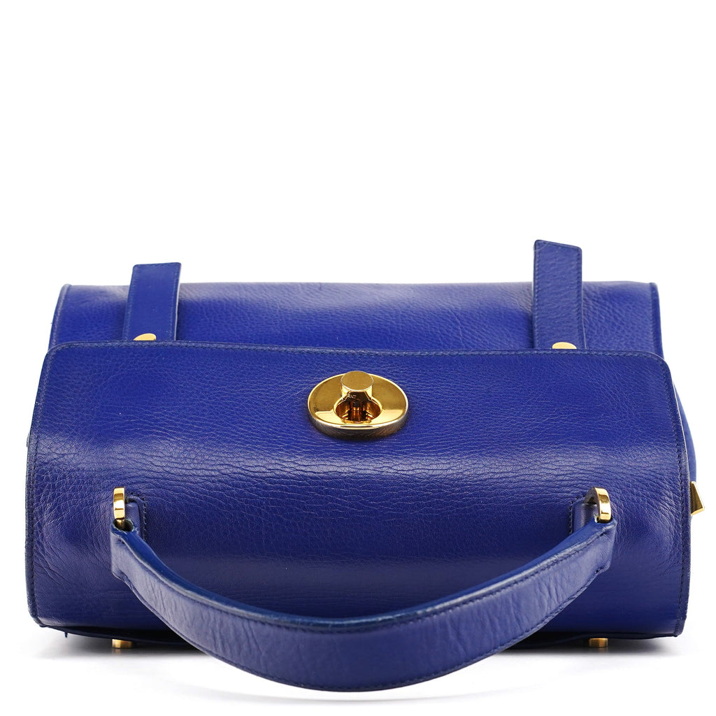 Royal Blue Leather Muse Two 2-Way Bag