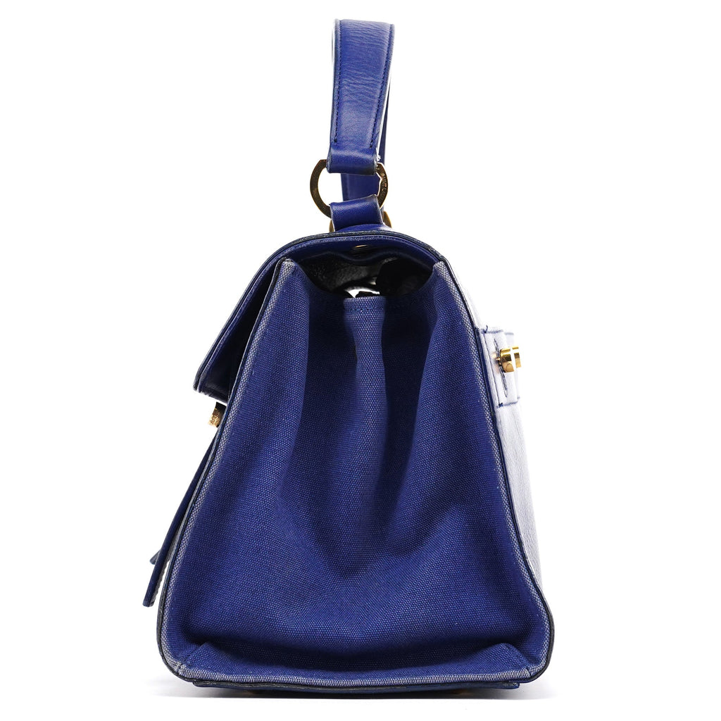 Royal Blue Leather Muse Two 2-Way Bag