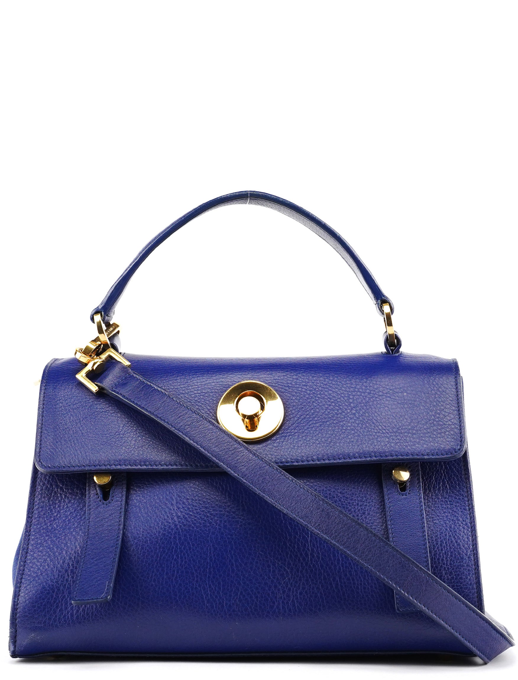 Royal Blue Leather Muse Two 2-Way Bag
