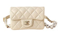 Chanel My Precious Pearls Waist Bag Quilted Lambskin Mini Belt Bag