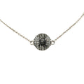 Chanel Metal Coco Mark Mirror Ball Necklace D21K