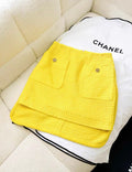 Chanel 22s yellow skirt
