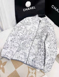 Dior Silver Print Cotton Jacket